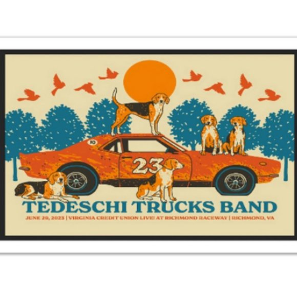 Tedeschi Trucks Richmond VA POSTER - Picture 1 of 2